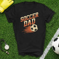 Soccer Dad T-Shirt Retro Vintage Soccer Ball Graphic Tee for Proud Parents