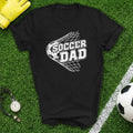 Soccer Dad T-Shirt Vintage Goal Net Graphic Tee for Sports Parents